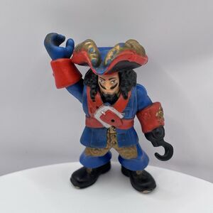 Imaginext PIRATE Captain Blue Red HOOK Replacement Figure